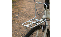 Anodized Finish Front Cargo Rack Rust Resistant Front Bike Rack Easy Installation High Strength for Commuters, Cyclists, Shopping, Touring