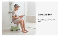 Japanese design Non-Slip Bathing Seat With Drainage Holes Shower Chair Lightweight & Portable Bath Bench sturdyDuty for Pregnant Women, Disabled Individuals, People Recovering from Surgery, Bathtub, Inside Tub