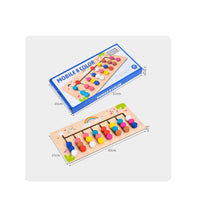 Early Learning Color Recognition Training Game Educational Inspired Sliding Reasoning Brainteaser Board Improves Hand-Eye Coordination