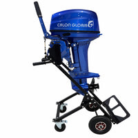 Outboard Motor Stand with Wheels Sturdy Dolly Long-Lasting for Marina