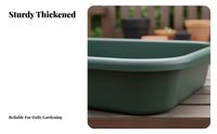 Multifunctional Repotting Tray Versatile Succulent Repotting Tray Easy to Clean Soil Mixing Container Sturdy for Home Gardeners, Balcony, Patio, Greenhouse