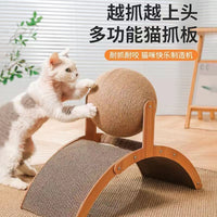 Cat Scratcher Ferris Wheel Vertical Scratching Post, Large, Wear-Resistant, No Shedding