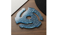 LP 45 Adapter ABS Plastic 45 RPM Adapter Insert Vinyl Stabilizer Speckled Music Accessory Curved Design