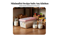 Moisture-Proof Rice Storage Bin Flip-Top Lid Rice Storage Container Airtight Seal for Pantry