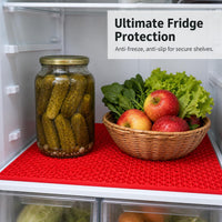 Refrigerator Freezer Shelf Liner Mat Non-Slip Drain Pad for Cold Storage Display Cabinets