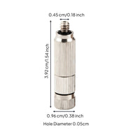 Long-Lasting High Pressure Misting Nozzle Wear Resistant High Pressure Atomizing Nozzle Anti-Rust for Dust Control, Landscaping