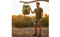 Portable Solar Shower Bag Large Capacity 20L Solar Heating Water Bag Lightweight & Compact 20L Outdoor Shower Foldable for Campers, Hikers, Beachgoers, Hiking, Beach