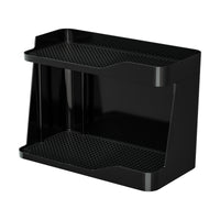 Two-Tier Cup Drying Rack Tabletop Cup Rack with Tray Countertop Organizer Easy to Clean for Kitchen Counters, Office Break Areas