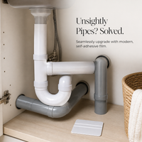 Self-Adhesive Pipe Cover Decorative Wall Sticker for Kitchen Bathroom AC Pipes