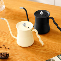 Precise Flow Control Gooseneck Coffee Kettle Anti-Rust Gooseneck Kettle Ergonomic Handle Hand Pour-over Coffee Pot Easy to Clean for Baristas, Home Brewers, Cafe, Office