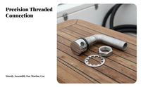 16mm Hull Air Outlet Stainless Steel Boat Vent Ocean Air Vent Anti-Rust Yacht Exhaust Fitting Long-Lasting