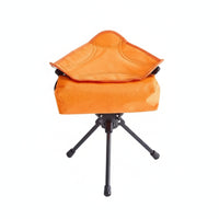 Swivel Camping Stool Lightweight Rotating Stool with Storage Bag Compact Collapsible for Campers, Fishing, Outdoor Activities