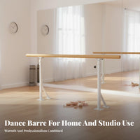 Adjustable Dance Barre Floor-Standing Freestanding Dance Bar Wall Mounted Dance Bar for Children, Dancers