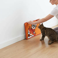 Long-Lasting Wall-Mounted Cat Scratcher Easy to Clean Cat Scratching Pad Reusable for Cabinet