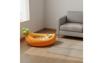 PP Cotton Filled Soft Carrot Dog Bed Soft and Comfortable Carrot Pet Bed Machine Washable Cat Lounger Easy to Clean for Small Dogs, Young Dogs, Cats