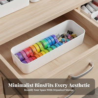 Space Saving Stati a Ry Storage Box Versatile Desk Drawer Organizer Set Multi-Purpose for Adults, Makeup Users, Desktop, Dresser, Craft Room