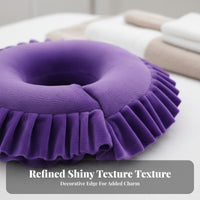 Removable Cover U-Shaped Prone Pillow Soft Velvet Material U Shaped Face Pillow Easy to Clean for Estheticians, Chiropractors, Home, Bedroom