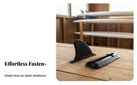 Detachable Stand-up Paddleboard Fin Improves Tracking Insert-in Surfboard Fin No Tools Needed Enhanced Stability