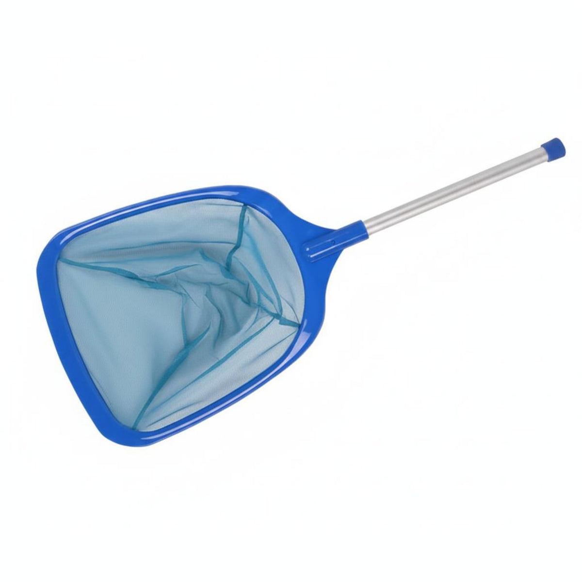 Aluminum Handle Pool Debris Net Easy Scoop Rim Swimming Pool Skimmer Wide Coverage Fine Mesh for Shallow Water