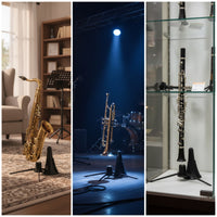 Clarinets Stand Foldable Clarinets Floor Stand Portable Accessory for Music Studio