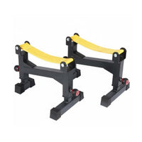 High Load Bearing Adjustable Deadlift Stand Heavy Duty Deadlift Block Protects Your Back Barbell Lift Substitute Long-Lasting Construction for Weightlifters, Powerlifters, Home Gym