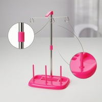 Space-Saving Sewing Thread Stand Compact Thread Stand with Loop Guides Smooth Smoother for Overlocking