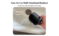 Soft and Comfortable Shampoo Bowl Headrest Waterproof Shampoo Bowl Neck Rest Easy to Clean for Barbers, Home Users, Barbershop, Spa, Bathtub
