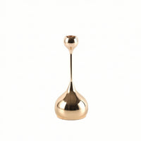 Teardrop Candle Holder Glossy Decor Freestanding for Tabletop