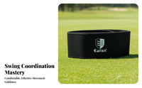 High Elastic Material Golf Swing Training Aid Develops Muscle Memory Waist and Arm Swing Guide Easy to Use for Home Practice, Driving Range