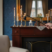 Smokeless Extinguishing Candle Snuffer Vintage Design Bell Candle Snuffer Elegant Design Home Decor For