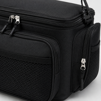 Fishing Bag for Carp Anglers, Oxford Fishing Bag 31x24x18cm with Shoulder Strap, Fishing Tackle Bag for Overnight Trips, Multifunctional Fishing Bag