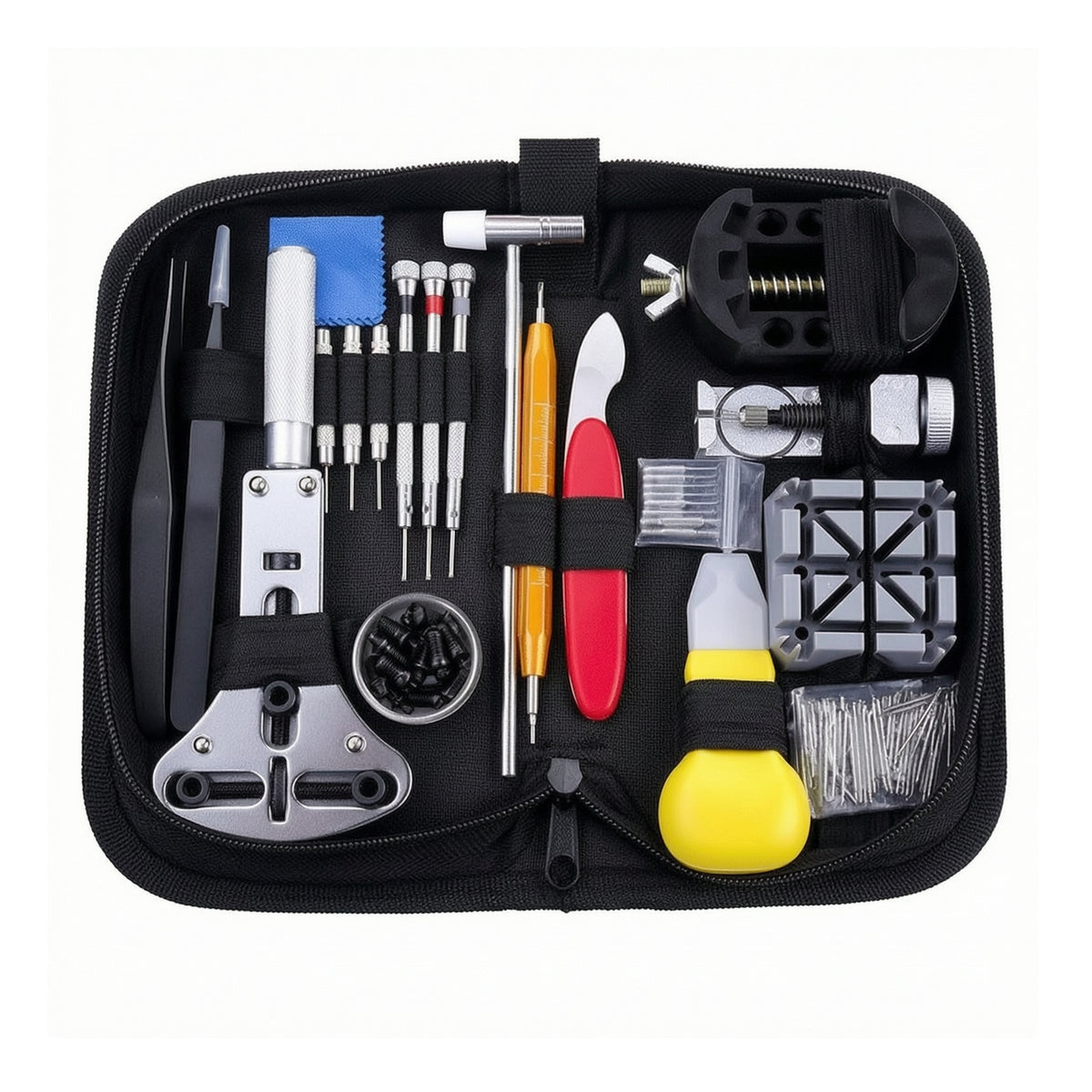 Watch Repair Tool Kit with Case Compact Watch Repair Kit Portable for Beginners