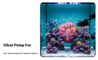 Aquarium Water Circulator Quiet Submersible Circulation Pump 360 Degree Rotation Aquarium Current Pump for Coral Aquarists, Saltwater Aquariums