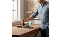 Mini Bench Grinder Multifunctional Double Wheel Bench Polisher Small Countertop Grinder Low Noise Power Tool Portable