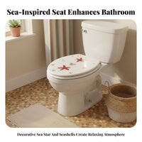 Thickened Design Resin Toilet Seat Easy to Clean Universal Toilet Lid Waterproof Bathroom Fixture Long-Lasting Hinge for Homeowners, Families, DIY Enthusiasts, Home, Restroom, Powder Room