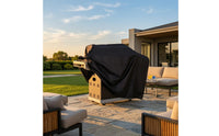 Barbecue Grill Cover Tailored Outdoor Grill Cover Black Weather Protector for Outdoor Use