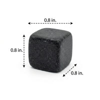 Home Bar Whisky Stones and Gift for Him, Pack of 16 Chilling Rocks and Bar Accessories, 2x2x2cm Stones Gift Men, Essential Party Supplies Loose