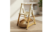 Double Layer Cat Hammock 2-in-1 Double Layer Cat Bed Pet Resting Station