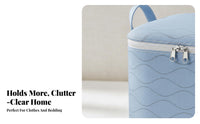 Large Textile Storage Bag High-Capacity Foldable Storage Bag Closure Ed Textile Tote Odorless Foldable Clothes Bin Double