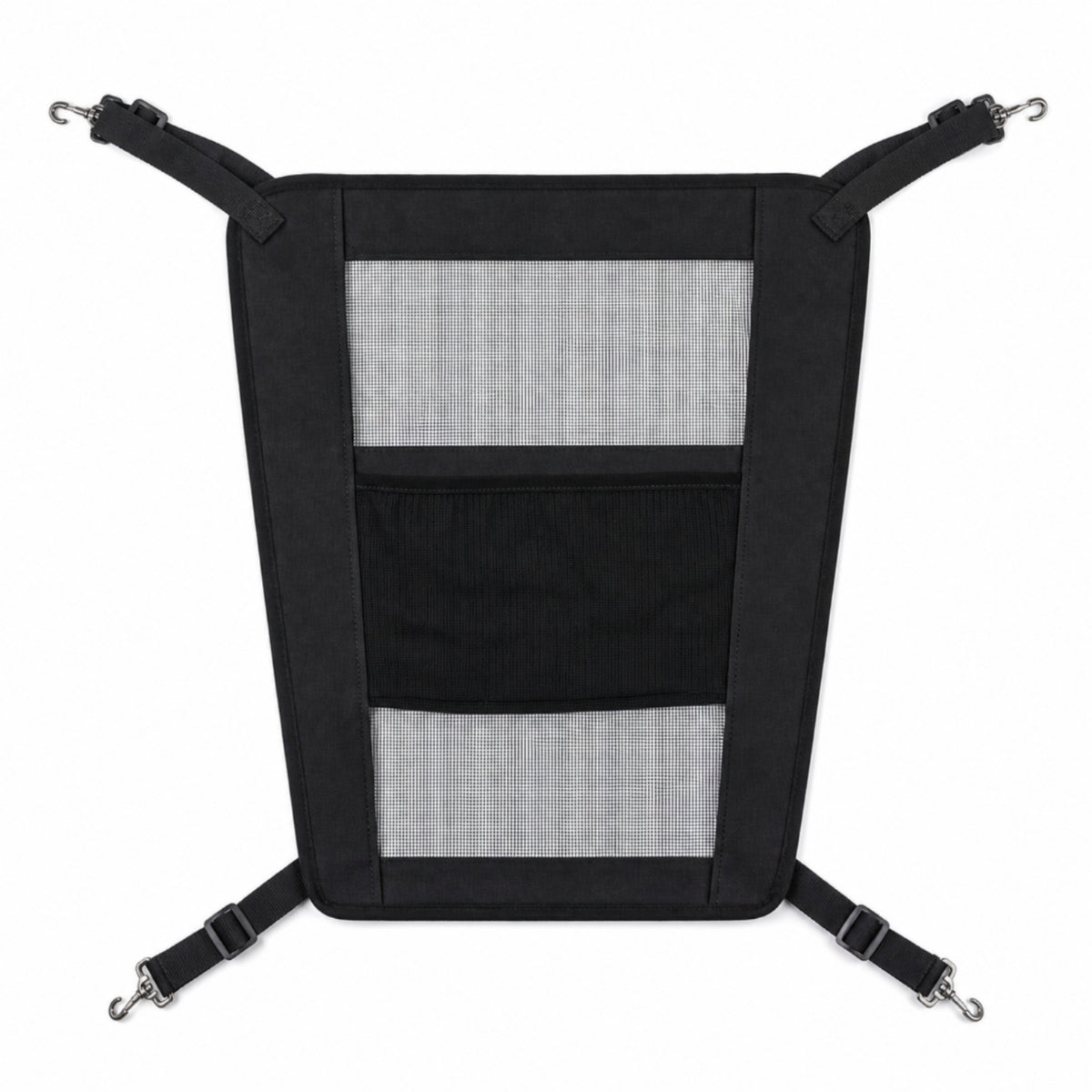 Adjustable Pet Car Barrier Reinforced Car Pet Net Lightweight Divider Black for Road Trips