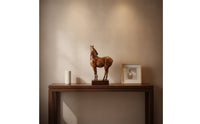 Horse Figurine Sophisticated Decorative Horse Figurine Handcrafted Decor for Desk, Office