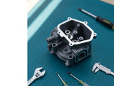 Machined Outboard Cylinder Head High-Quality Engine Cylinder Head Sturdy Hardware Long-Lasting for Marine Technicians, Boat Owners