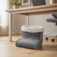 Soft Electric Foot Warmer Electric Foot Warmer Boot Cushioned Heated Boot Padded for Home, Desk, Sofa
