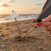 Reflective Tent Guy Line Kit Adjustable Tent Stake Kit Aluminum Alloy Buckle Guy Line Set Lightweight