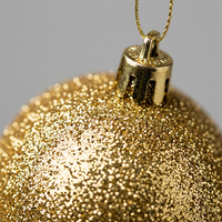 Christmas Tree Crystal Balls Ornaments, Electroplated Christmas Tree Ornaments Set, Christmas Baubles for Tree Decorations
