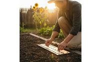 Wooden Plant Ruler Fully Wooden Construction Planting Template Accurate Scale Gardening Tool for Gardeners