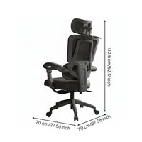 Thick Padded Seat Ergonomic Office Chair Built-in Hanger Adjustable Support Chair for Gamers
