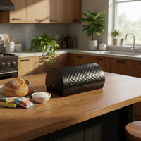 Stainless Steel Bread Box Pull Handle Sliding Lid of Bread Box Airtight