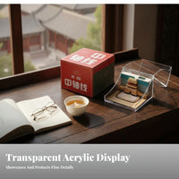 Creative Gift 3D Art Notepad Decorative Ornament Paper Carving Memo Block Multifunctional for Tourists, Gifting Occasions, Study Room, Desk