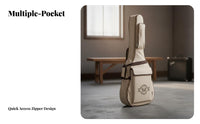 Double Shoulder Straps 41 Inch Acoustic Guitar Bag Thick Padding Folk Guitar Carrying Bag Multiple Storage Pockets for Travel, Gigs